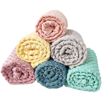 cozy warm sleeping wholesale minky baby blankets